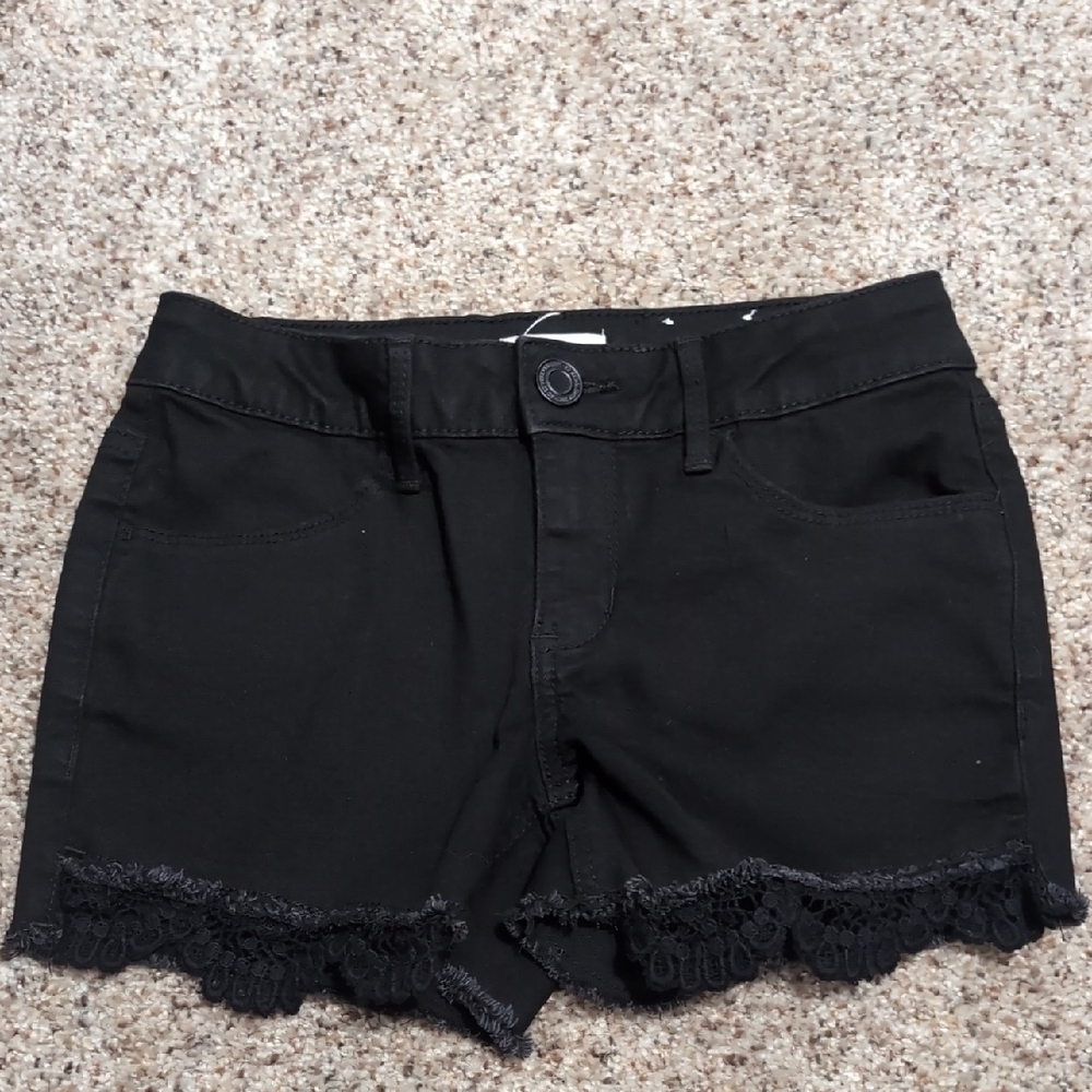 Girls Black Shorts Like New. Size 10
